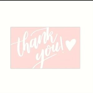 Thank You Cards 100